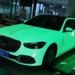 Trendy Neon Glow-in-the-Dark Green Lantern – 7-Year TPU PPF Air Release Adhesive Car Wrap Sticker