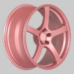 New OEM Brand Rose Gold Modified Forged Aluminum Alloy Wheels Lightweight 120/130mm PCD Bolt for Alloy Passenger Car Wheels