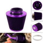 76MM Universal Car Air Filters Vent Filter High Flow Intake Kit Mesh Cone Engine Protector Replacement Auto Accessories 3 Inch