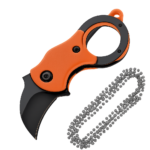 NEW Keychain Pocket Stainless Steel Camping Small Mini Portable Knife Peeler Fixed Blade Multi EDC Tool with Chain