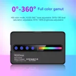 Roreta 2025 NEW RGB Video Light With Display Screen Mini Fill Camera Light Selfie Lighting Rechargeable Dimmable Hot shoe mouth
