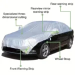 Car Cover Outdoor Protection Waterproof Four Seasons Windshield Protection Hail Protector Snow Cover Sunshade Frost Cover Parts