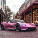 Ultra Glossy Passionate Pink Metallic Vinyl Wrap Film Self Adhesive Car Motorcycle DIY Sticker Decal With Air Release