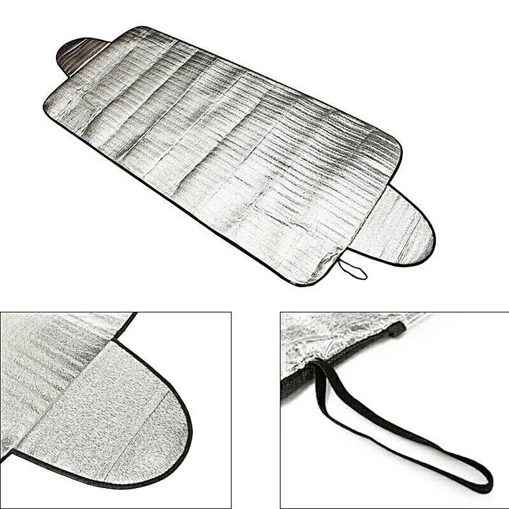 Car Accessories Car Windscreen Windshield Frost Cover Ice Snow Shield Front Protector Auto UV Protection Curtain Styling 1Pc - Image 2