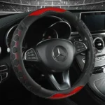 The car steering wheel cover features a strong grip and 3D honeycomb anti-slip design, suitable for 14.5 to 15 inches