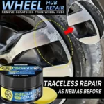 1 Piece 100g Universal Wheel Hub Repair Kit, Car Wheel Care Polishing Paste, High Quality Wheel Hub Care Wax, Traceless Scratch Repair, Free Sponge