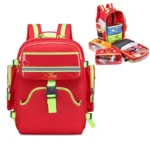 First Aid Kits Empty Emergency Backpacks First Responder Medical Supplies Trauma Bag for Disaster Relief Field Trips Camping