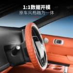 Car Steering Wheel Decorative Cover for Li Lixiang L6 L7 L8 L9 MEGA Dustproof Silicone Protective Frame Interior Accessories