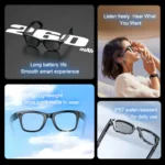 2025  Smart  Sunglasses ai smart glasses with Camera Video 8MP Translation  Bluetooth Call Music Play Men Women  Recording 100+