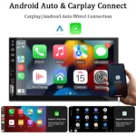 7“ Car Radio 1 Din Carplay Android Auto Multimedia Player HD Touch Screen FM AUX Input Bluetooth MirrorLink Universal Auto Radio