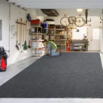 Anti-slip felt floor mat garage water absorption and oil-proof car motorcycle repair pad prevent oil spill