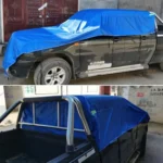 Car Covers Waterproof Car Half Covers Winter Snow Cover Sun Shade Rain Dust Resistant Cover for Sedan SUV Hatchback Pickup Truck