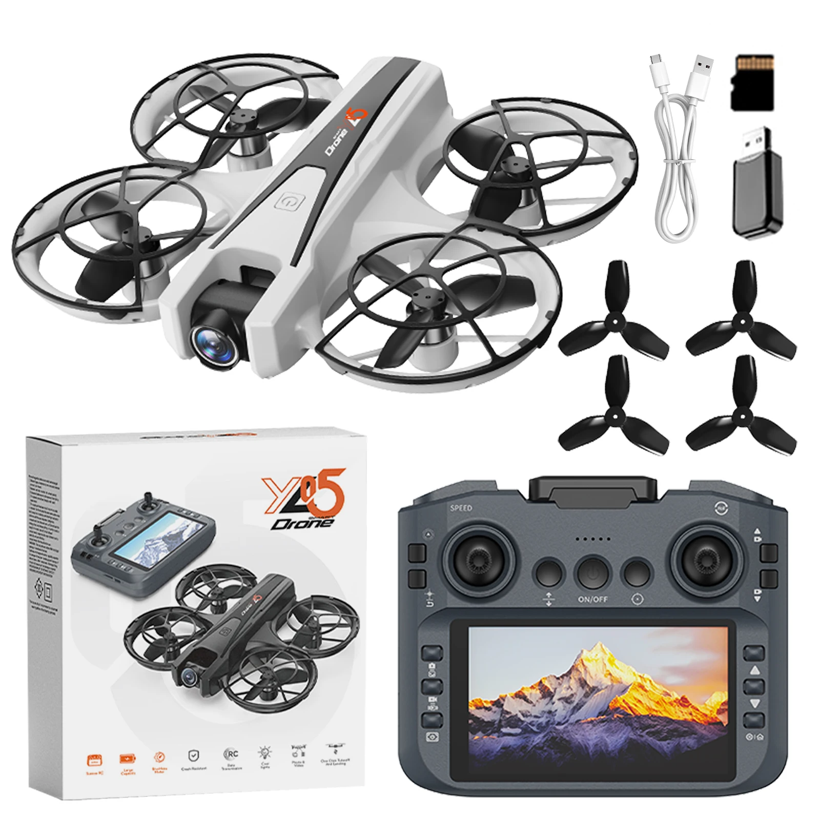 drones with camera profissional con cámara profesionales de 10km optical flow hover dual camera switch 360 °professional드론 дрон - Image 4