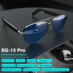 SG-13 Smart glasses, Bluetooth earphones, clear vision | UV resistant touch function | Versatile facial features