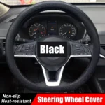 New Universal Car Steering Wheel Cover Anti-slip Protective Cover Soft And Silicone Steering Car Wheel Cover Protection