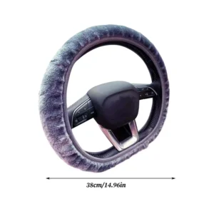 Winter warm steering wheel cover