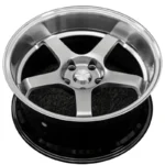 High Quality Factory Direct Cast Rims For Car Hyper Black Machine Lip 15 16 17 18 Inch Casting Wheels