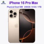iPhone 16 Pro MAX 6.9″ Physical Dual SIM Cell Phone 5G Original Smartphone Chinese Version