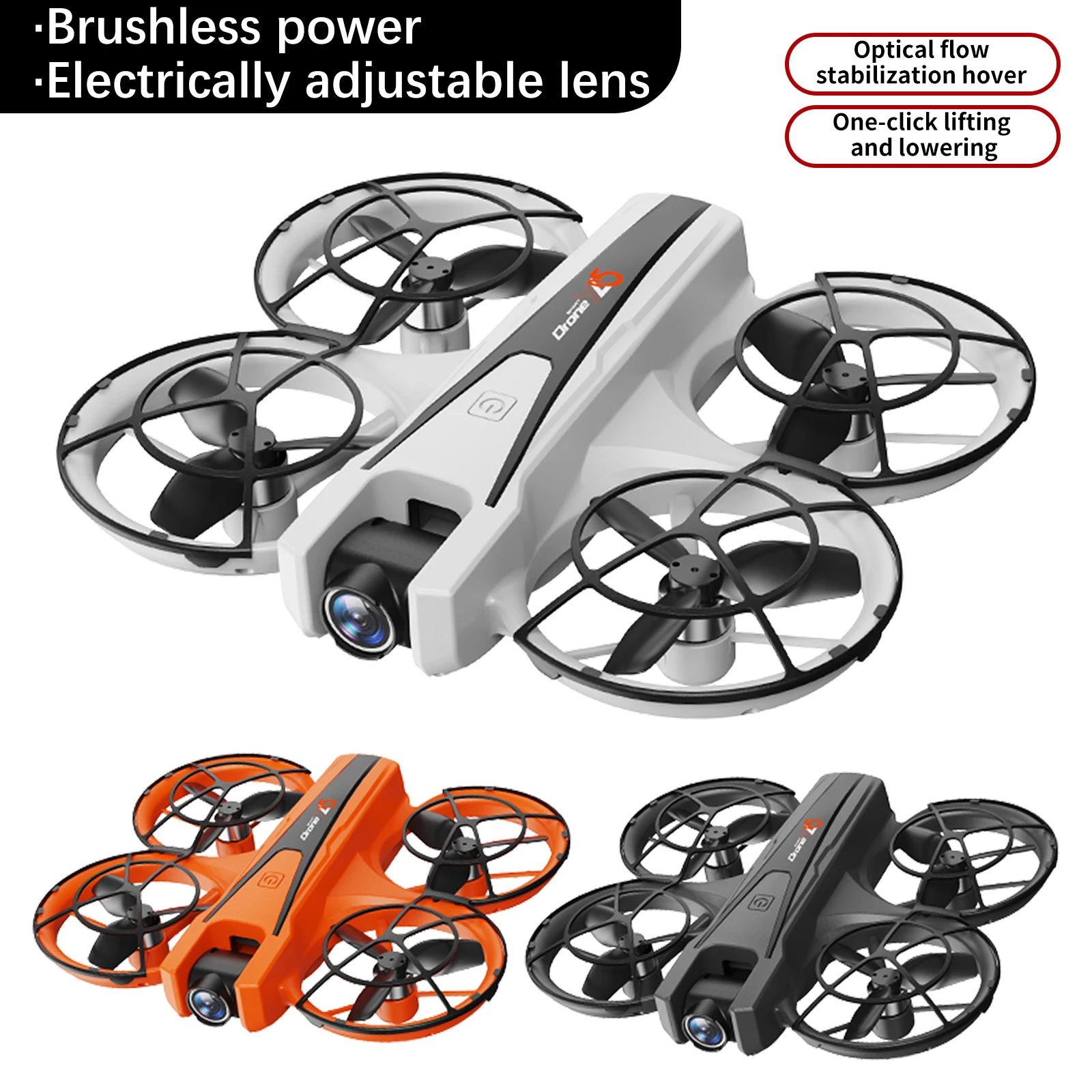 drones with camera profissional con cámara profesionales de 10km optical flow hover dual camera switch 360 °professional드론 дрон - Image 5