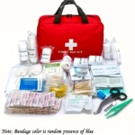 22 piece advanced first aid kit, including bandages, scissors, tweezers – a comprehensive emergency survival kit for families, o