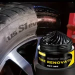 Black Shiny Tire wax – durable, long-lasting protection and repair for all kinds of tires – prevents cracks and whitens