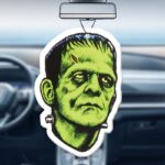 1pc/3pcs Horror Anime Design Car Aromatherapy Tablets, Car Fragrance, Car Rearview Mirror Pendant, Car Air Fresheners, Car Interior Accessories