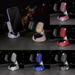 Luxury Rhinestone-Encrusted Car Phone Holder – Multi-Functional, Rotating Suction Cup Mount with Sparkling Crystals for Dashboard & Air Vent, Fit for Various Vehicles, Phone Holder for Car