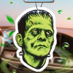 1pc/3pcs Horror Anime Design Car Aromatherapy Tablets, Car Fragrance, Car Rearview Mirror Pendant, Car Air Fresheners, Car Interior Accessories
