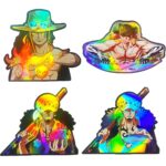 Vibrant Holographic Car Stickers – Waterproof Decals for Cars, Autos, Motorcycles, Laptops, and Bumpers – Colorful Stickers and Unique Peeker Decals for Personalization and Stylish Accessories