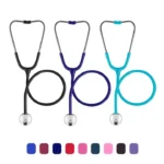 2025 Safebond Medical Professional Double-Head Stainless Stethoscope for Heart Lung Arteries Vein Hospital Clinic Ambulance Home