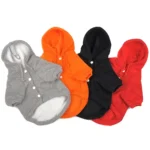 High Quality Wholesale Dog Hoodie Classic Cute Pocket Solid Plain Polyester for Winter Spring Halloween Available Small XL