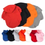 High Quality Wholesale Dog Hoodie Classic Cute Pocket Solid Plain Polyester for Winter Spring Halloween Available Small XL