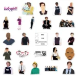 TISPA SZTZ-009 50 Pieces American TV Series Criminal Minds Stickers Film Cartoon Doodle Notebook Computer Luggage Box Decoration