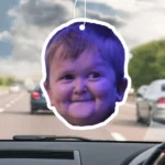 Funny Boy Face Car Scent Hanger – Whimsical Expression, Universal Diffuser Compatible, Lasting Fragrance
