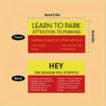 100 pcs Funny Parking Card, Warning Parking Card, Parking Tip Card