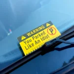 50 Pieces Bad Parking Cards You Parked Like an Idiot Funny Cardboard Parking Violation Cards with Multiple Violation Reasons