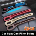 2pcs Pair Universal Car Seat Gap Plug Strip Side Seam Car Gap Filler Leak Proof Seat Gap Storage Organizer Interior Decoration