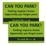 50/100pcs Humourous Parking Card “Can You Park?” 3.5 X 2 Inch,Prank Funny Cards, Offending Funny Cards,Mini Portable Prank Cards