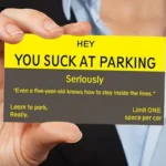 10/50/100Pcs You Suck At Parking Cards Funny Bad Parking Cards Violation Cards