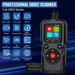 OBD II EOBD Scanner Check Engine System Car OBD2 Code Reader Battery Tester ​YM109 Car Diagnostic Tools Fault Code Clear