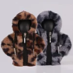 Gear Change Lever Sweatshirt Covers Shifter Knob Hoodie Car Decoration Universal Car Gear Lever Cover Speed Lever Sweatshirt