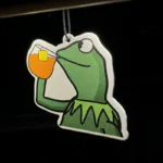 Meme Frog, Afternoon Tea, Drinking Tea Zen Tea (All-Season Hotel Scent) Car Air Freshener |   Rearview Mirror Pendant & Dual-Purpose Air Vent Clip |   Natural Material Aromatherapy Tablets |   Long-Lasting Fragrance for 90 Days |   Non-Alcoholic |   Not Afraid of the Sun |   Designed Specifically fo