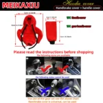 Plush hoodie set comfortable fashion cute car handbrake set file set sunglasses necklace Car interior supplies for women