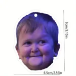 Funny Boy Face Car Scent Hanger – Whimsical Expression, Universal Diffuser Compatible, Lasting Fragrance