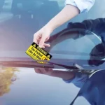 Funny Parking Violation Cards, You Parked Like An Idiot Cards Bad Parking Cards,  TP Punishing Prank Decorative Label, 100pcs