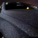 Car Sparkle With DIY Styling Black Sanding Glitter Vinyl Wrap Sticker